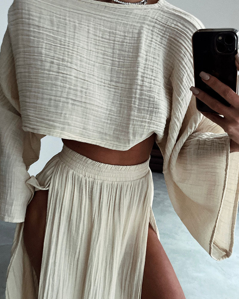Antonella® | Two-Piece Set Flowy Split In