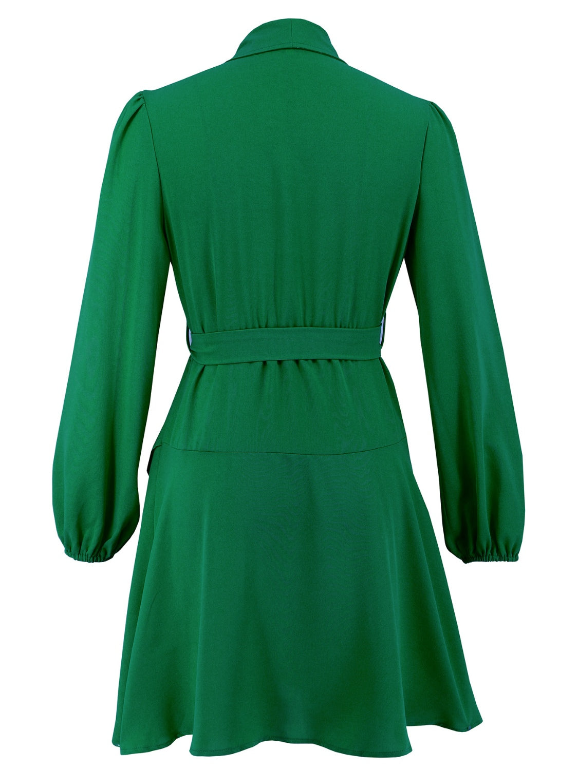 Chloe® | Long sleeve mini dress with surplice lacing at the waist