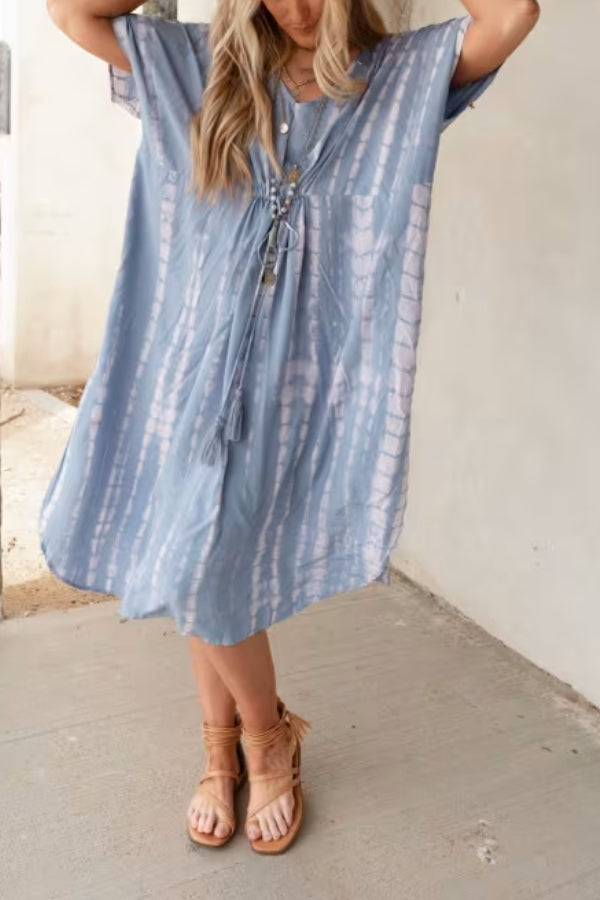 Abigail® | Batik kimono dress