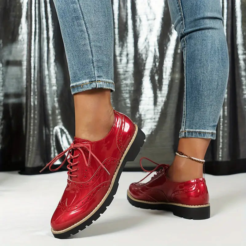 Alejandra® | Shiny leather shoes