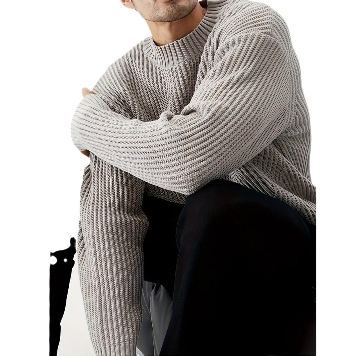 Reggie | Men's Relaxed Fit Crewneck Sweater