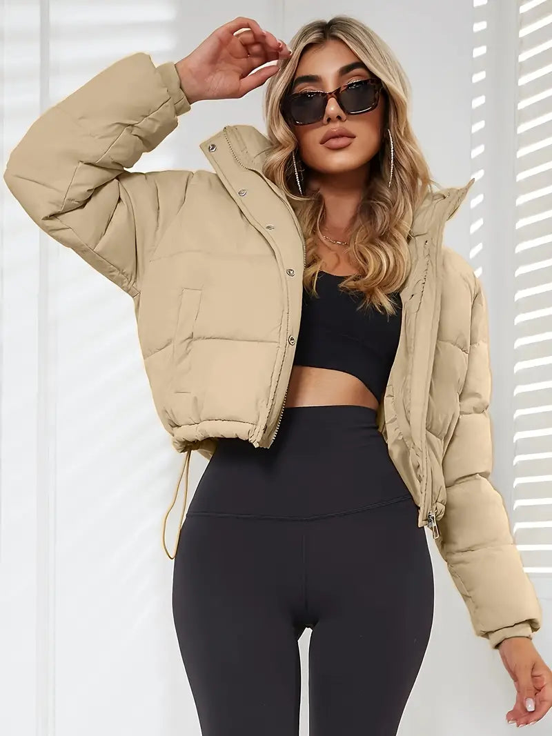 Aniana | Luxurious hooded puffer jacket