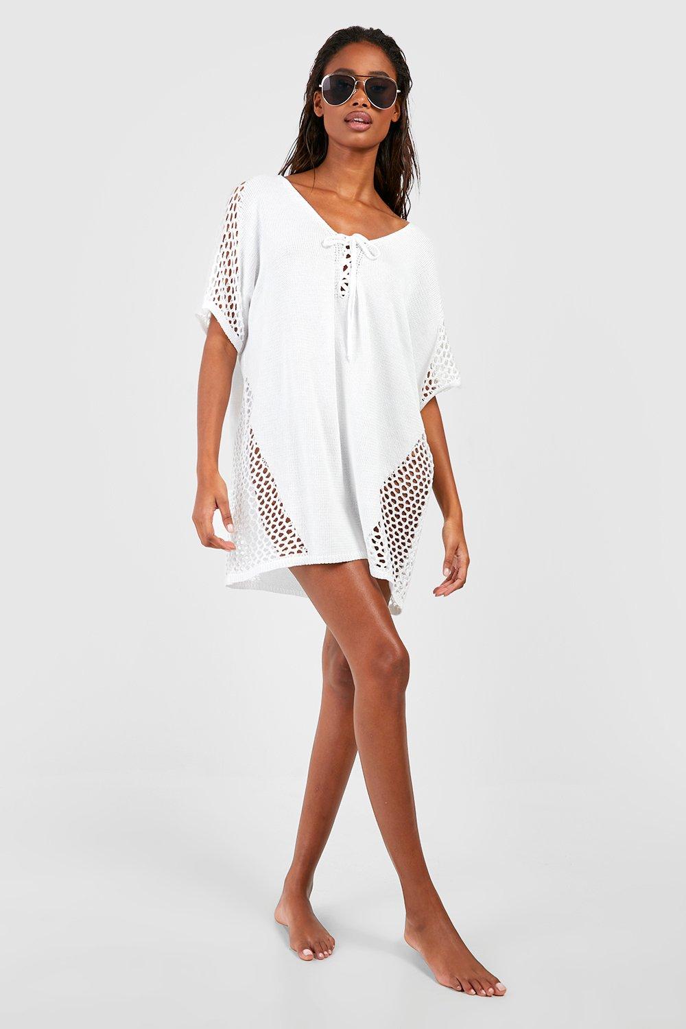 Azucena® | Crochet beach throw with tassel