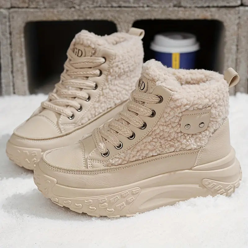 Edna® | Waterproof plush ankle boots