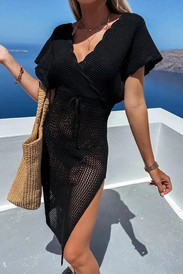 Claudia® | Sailing The Sea Knitted Cover-Up Dress