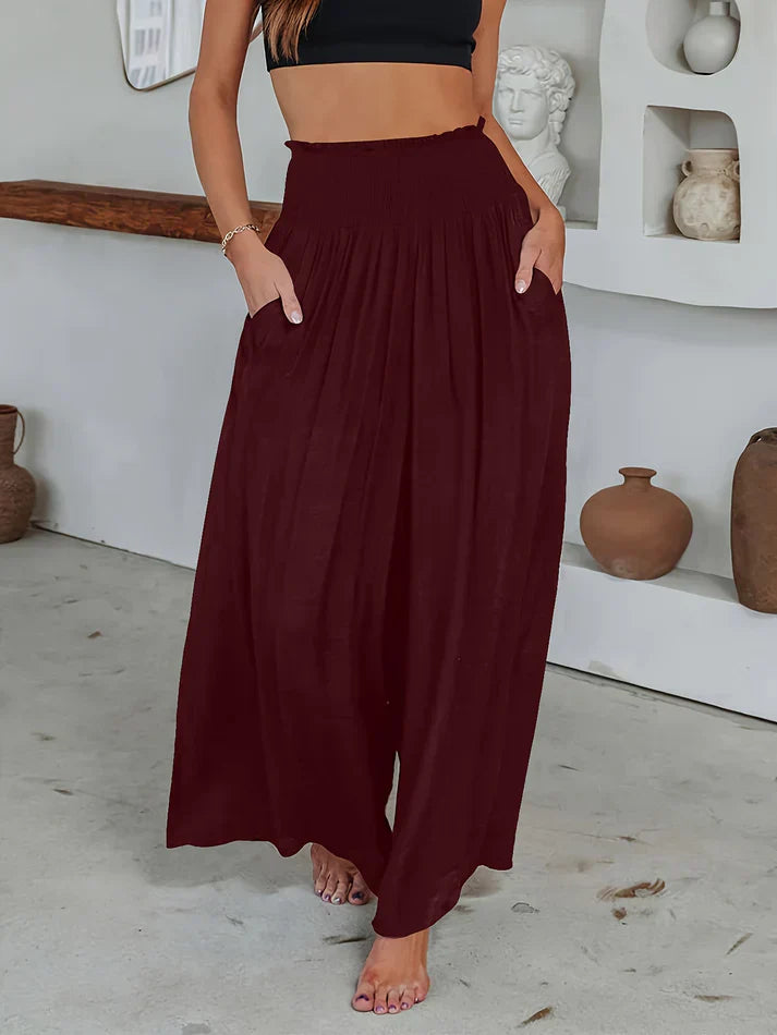 Ariadna® | Casual wide-leg trousers