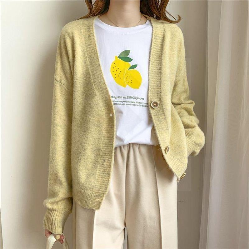 Claudia® | Women's autumn V-neck cardigan