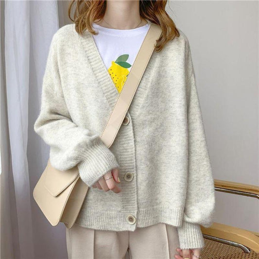 Claudia® | Women's autumn V-neck cardigan
