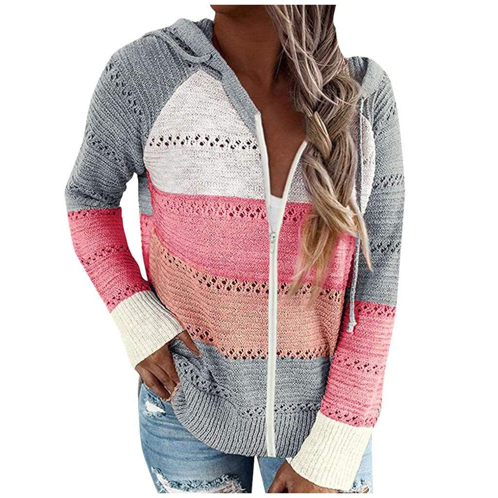 Barbara® | Women's long sleeve V-neck hoodie