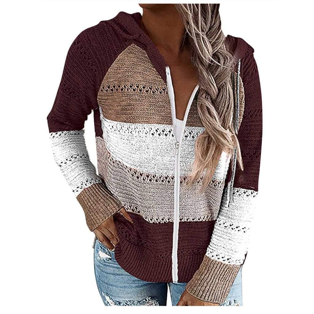Barbara® | Women's long sleeve V-neck hoodie