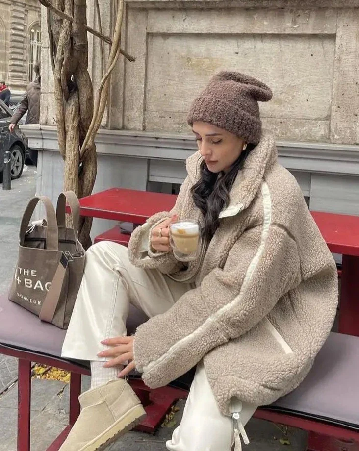 Cecilia® | Comfortable teddy coat