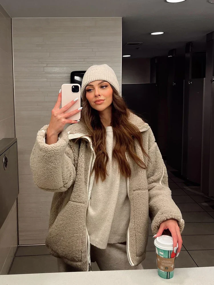 Cecilia® | Comfortable teddy coat