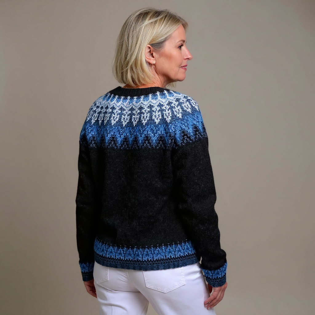 Cristina | Vintage Handmade Icelandic Cardigan
