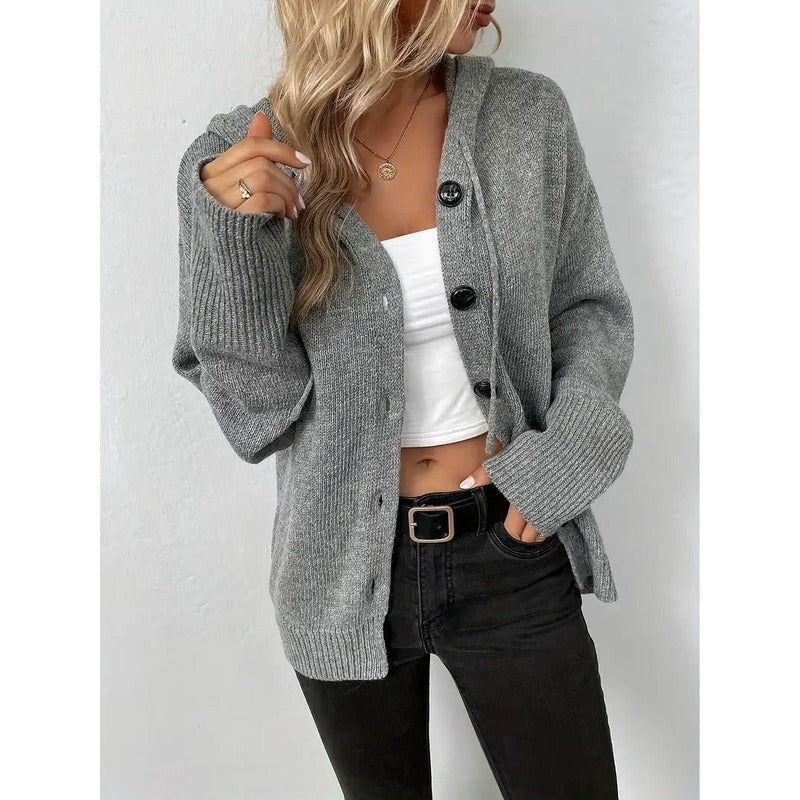 Brigitte® | Cardigan with hood