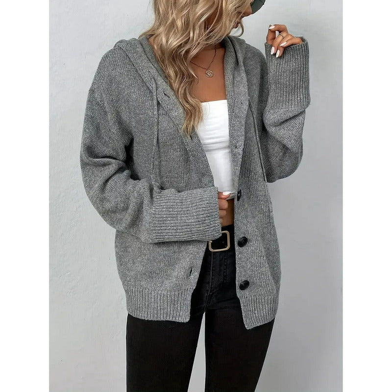 Brigitte® | Cardigan with hood