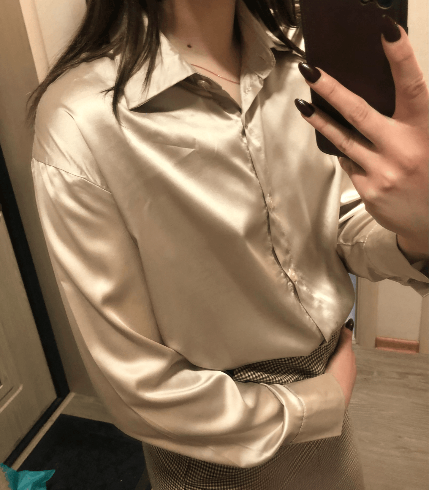 Arilda® | Satin Silk Blouse
