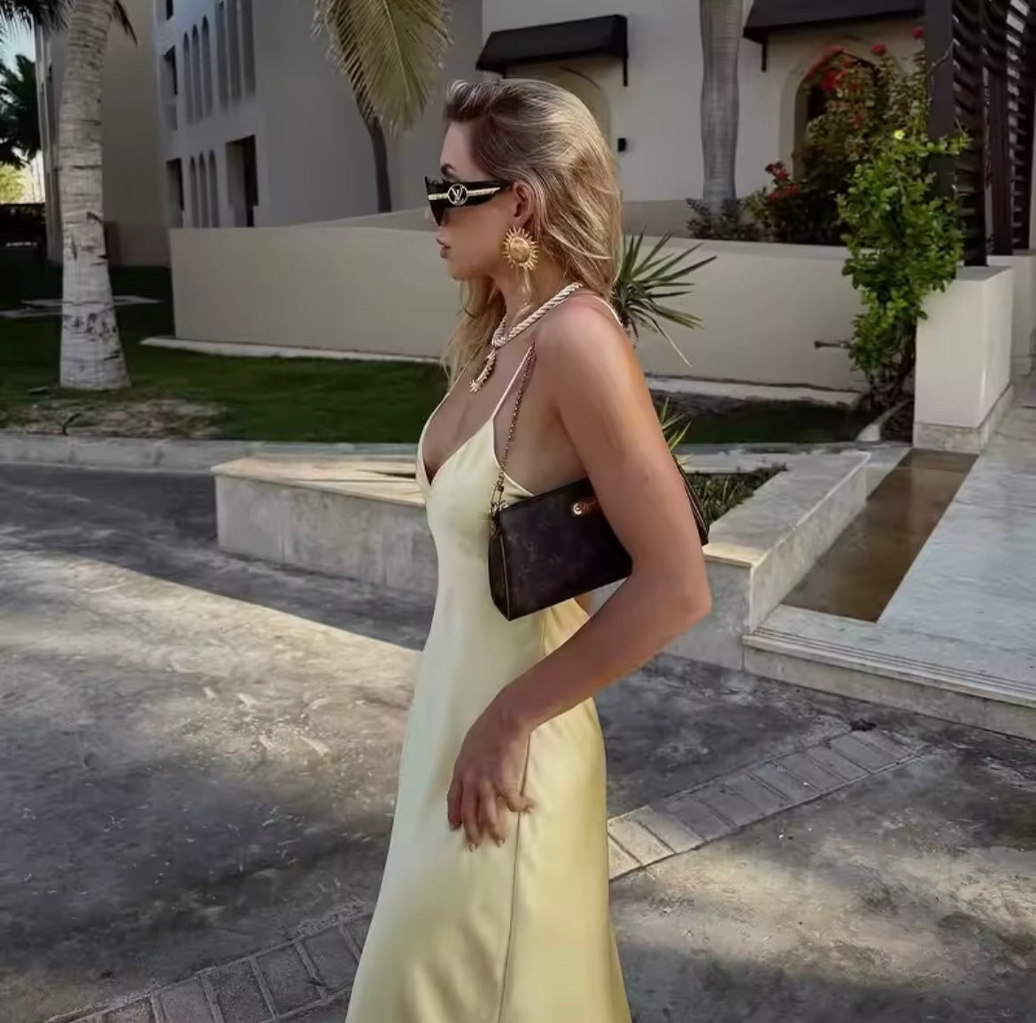 Anna | Elegant Spaghetti Strap Dress for Women