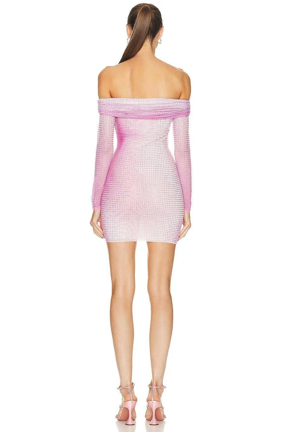 Carolina® | Printed mini dress with rhinestones
