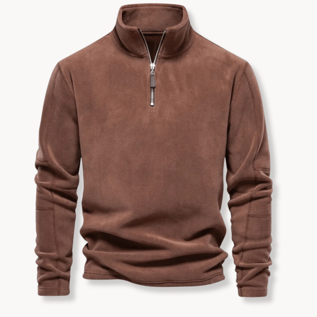 Mathew | Men's Half-Zip Long Sleeve Pullover Sweater