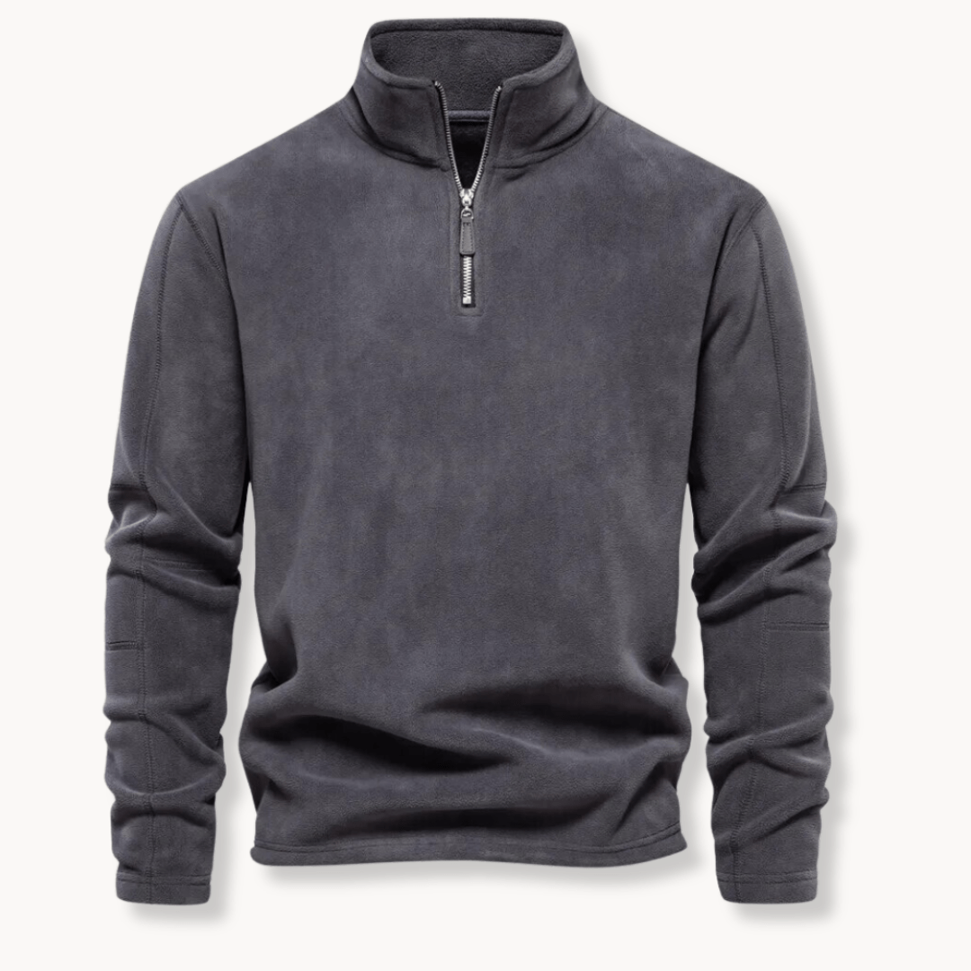 Mathew | Men's Half-Zip Long Sleeve Pullover Sweater