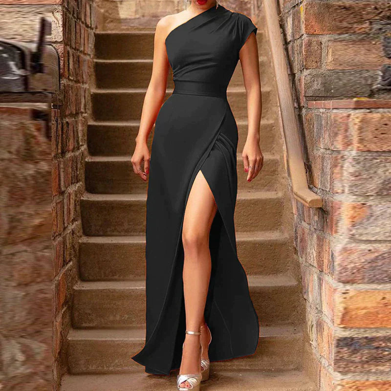Kelly | Elegant One-Shoulder Dress for Women