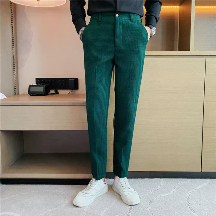 Paul | Slim-Fit Black Pants for Men