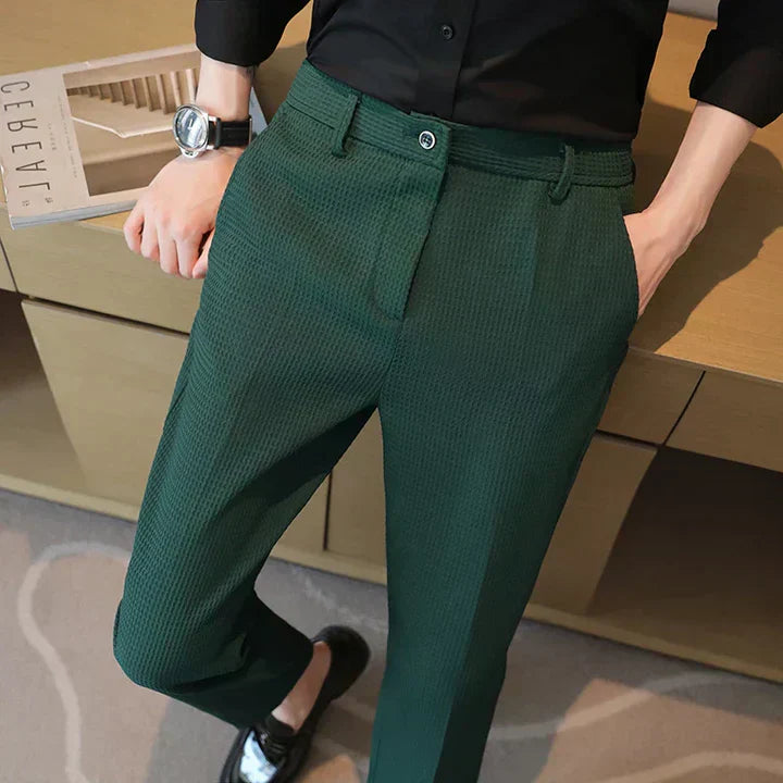 Paul | Slim-Fit Black Pants for Men