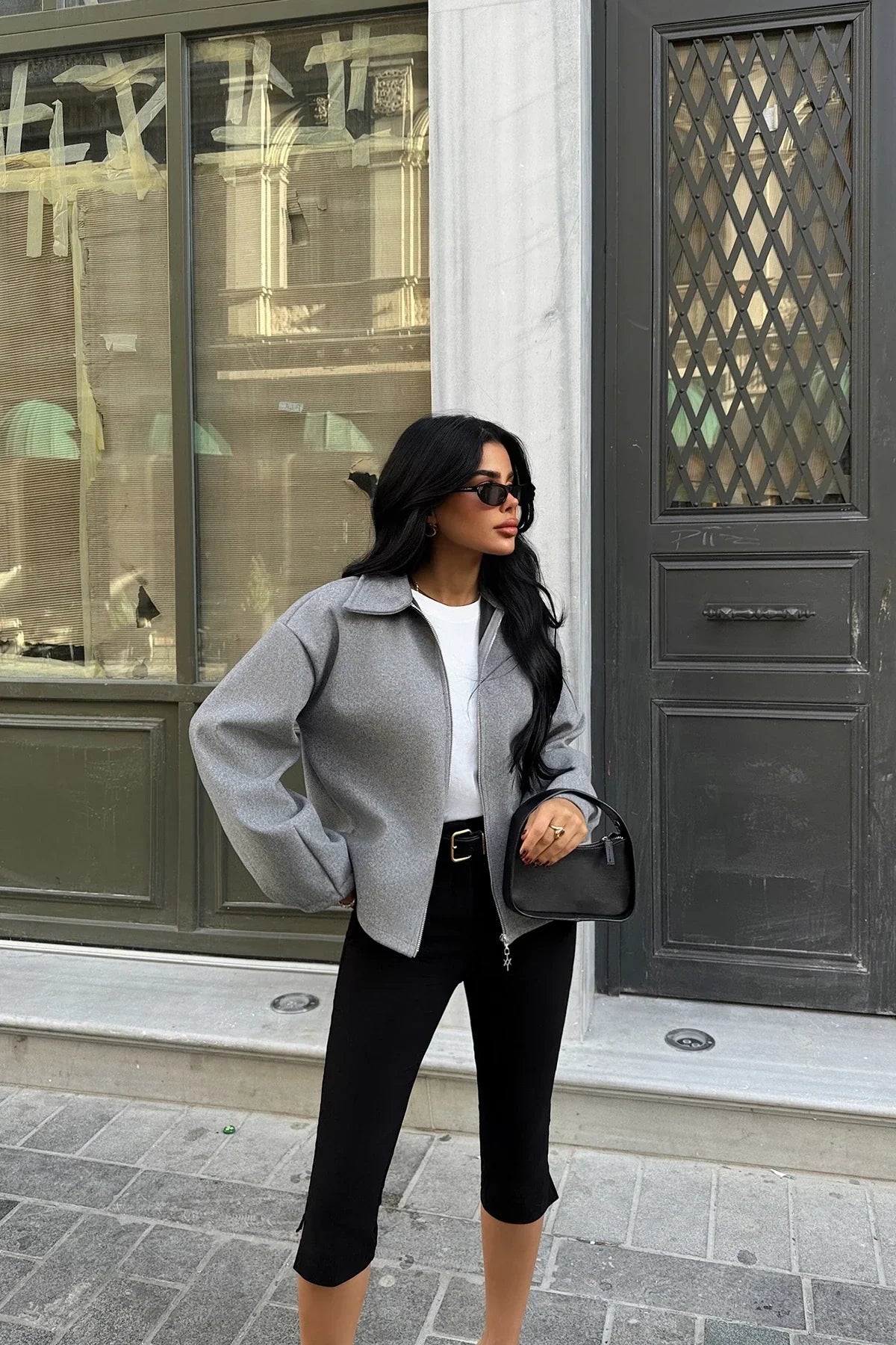 Celia® | Stylish women's jacket in gray