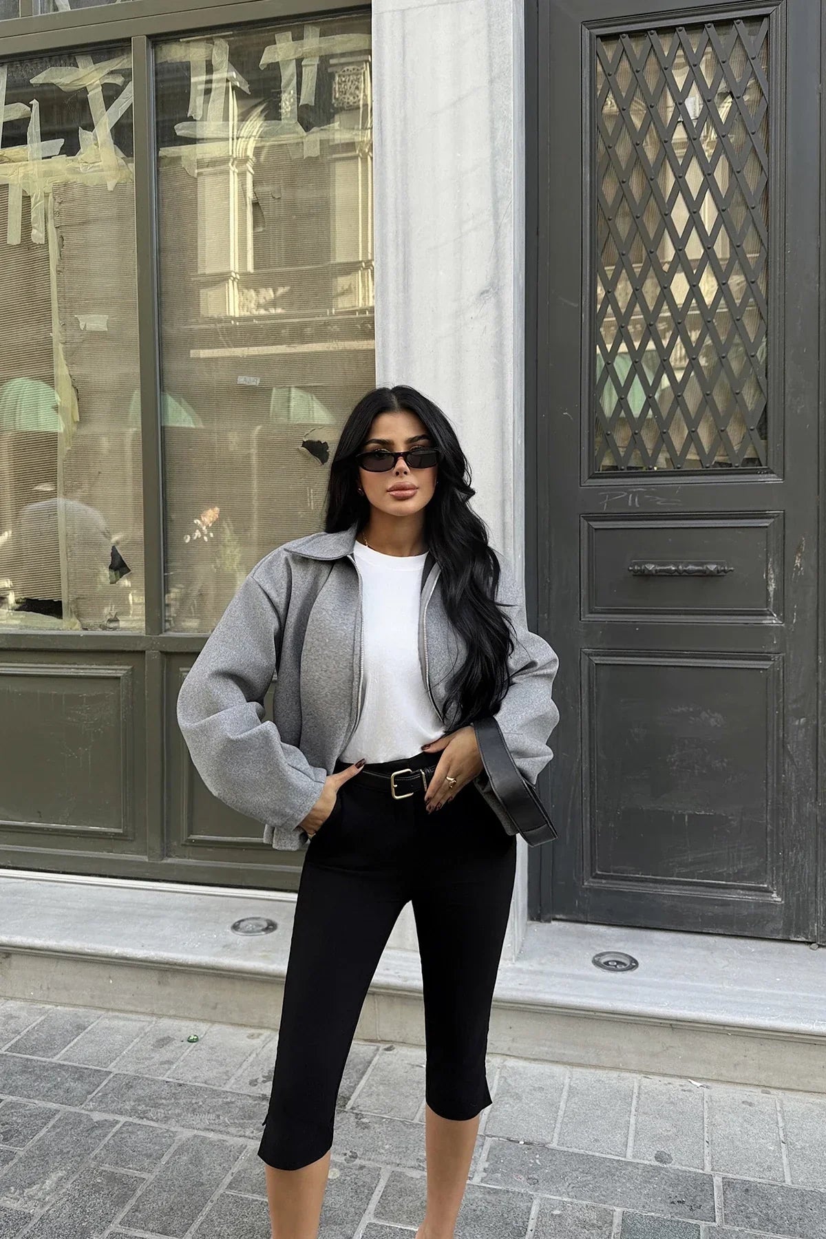Celia® | Stylish women's jacket in gray
