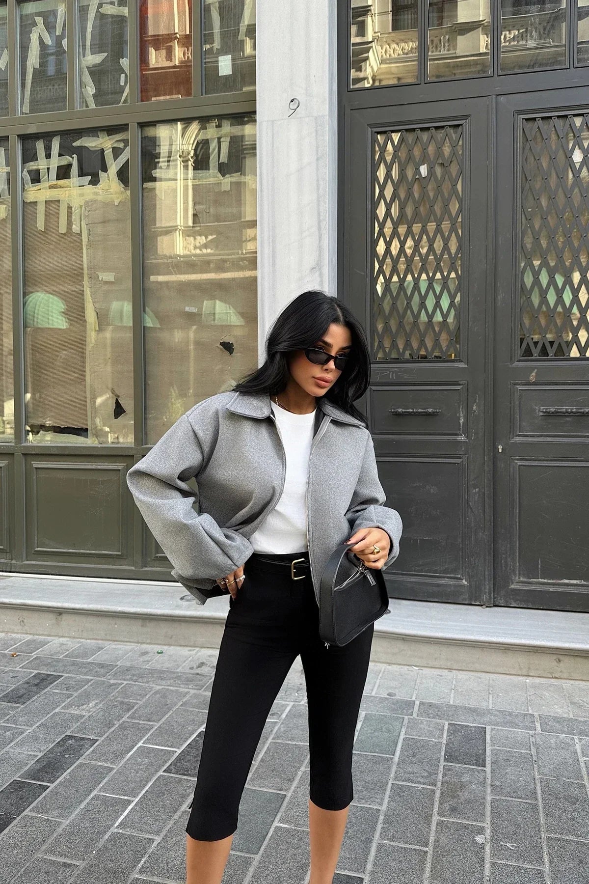Celia® | Stylish women's jacket in gray