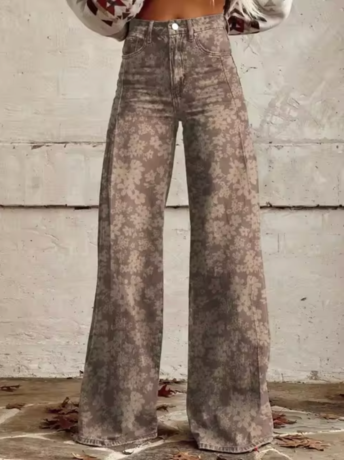 Clara® | Retro wide leg trousers