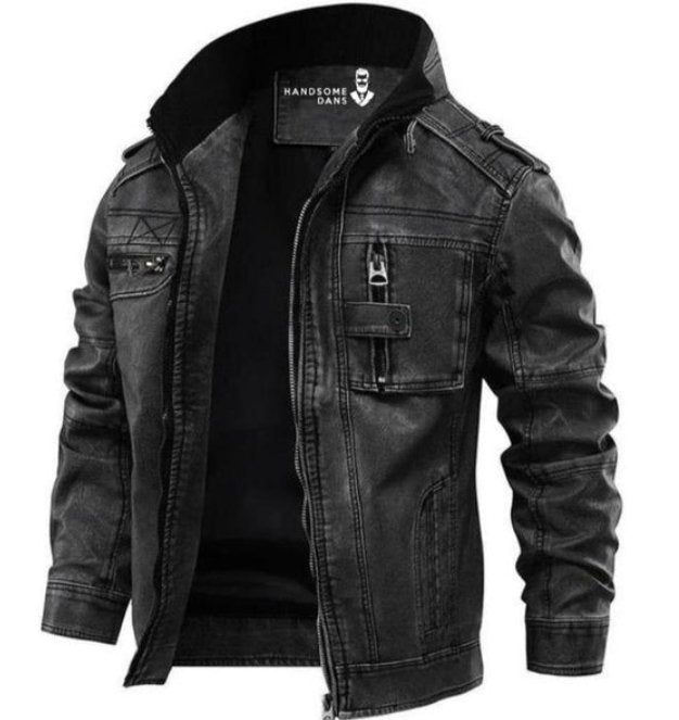 Jamison | Men's Slim-Fit Biker Jacket