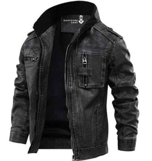 Jamison | Men's Slim-Fit Biker Jacket