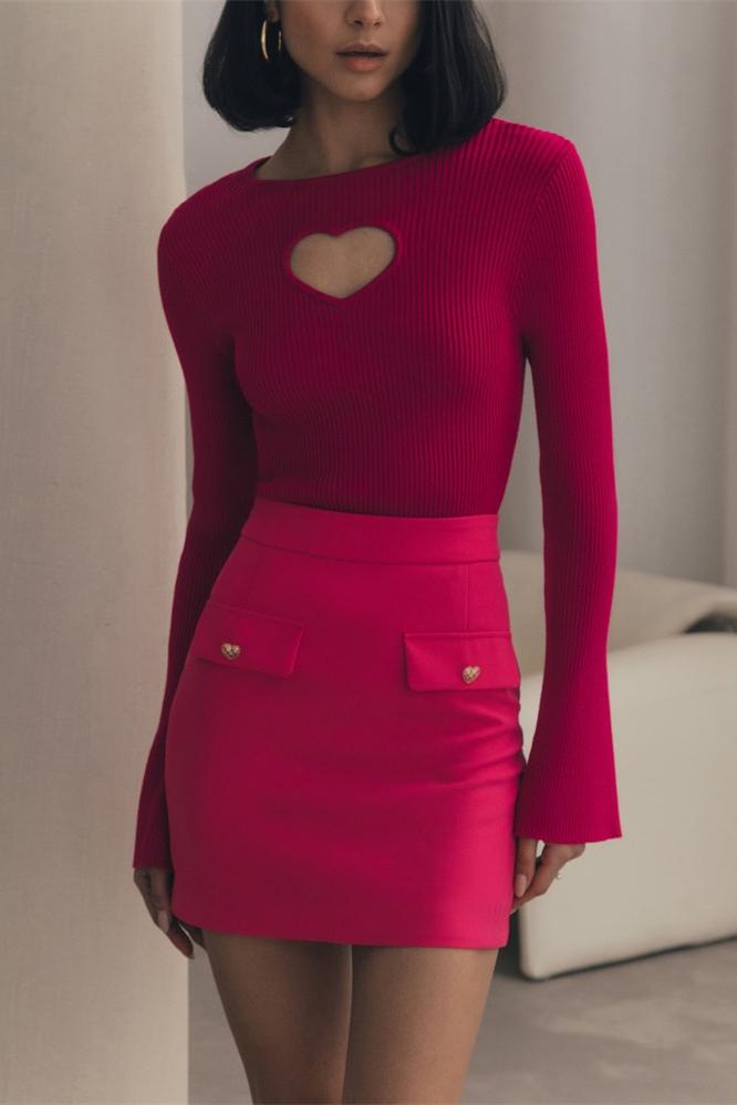 Daniela® | Long-sleeved, figure-hugging top