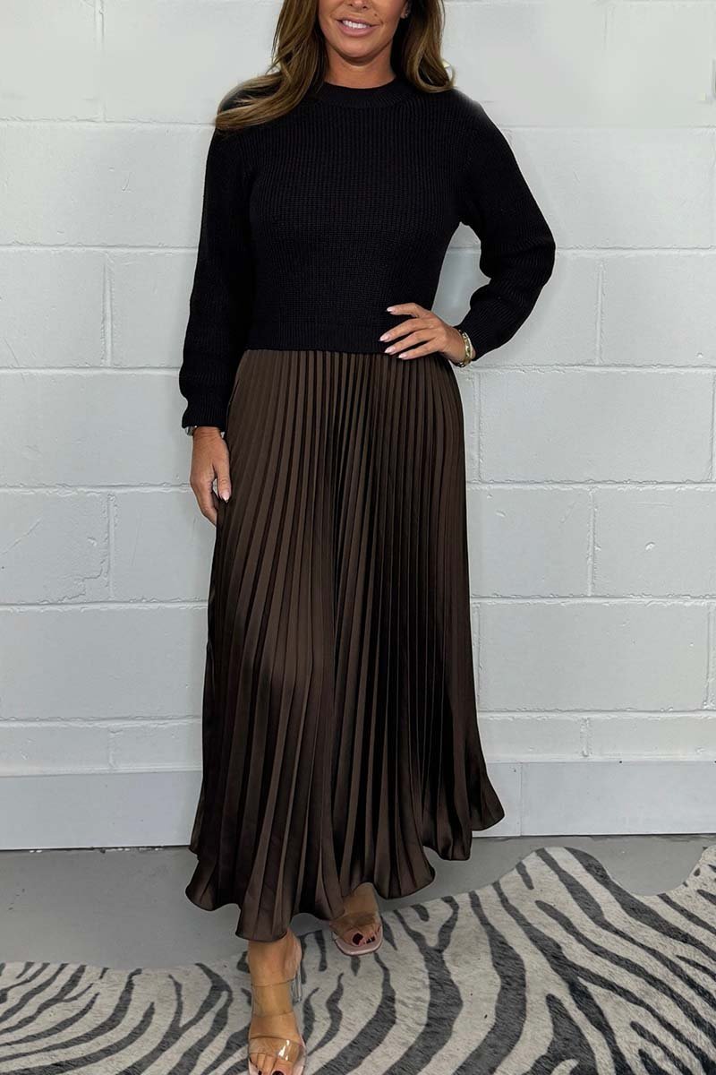Belinda | Stylish winter dress with skirt detail and elegant cut