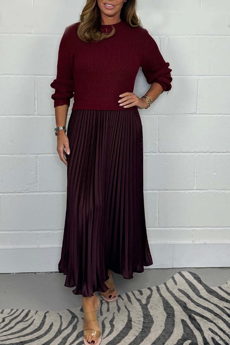 Belinda | Stylish winter dress with skirt detail and elegant cut