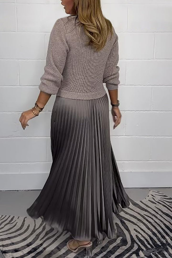 Belinda | Stylish winter dress with skirt detail and elegant cut