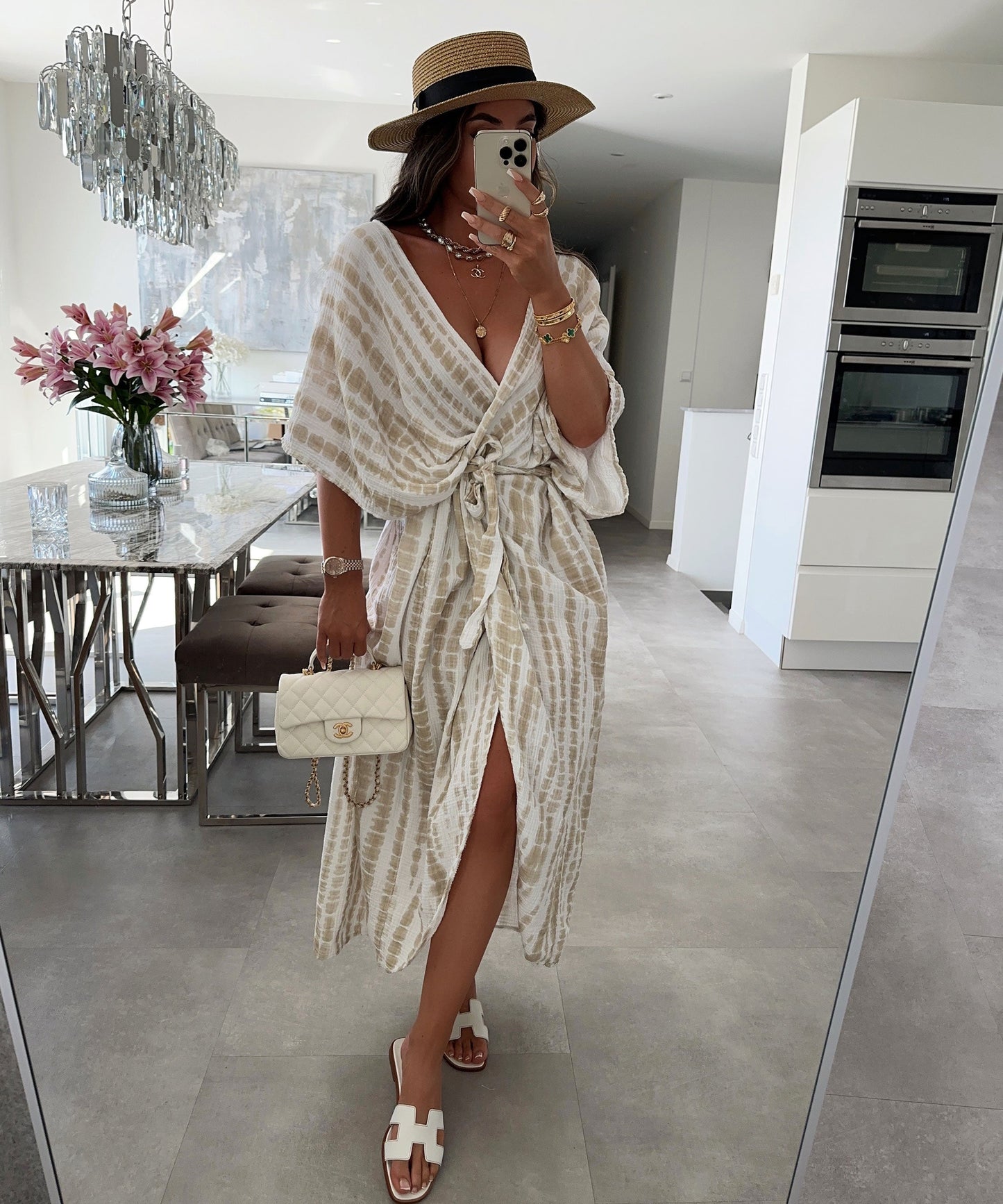 Andrea® | Kimono Bliss Snake Beige