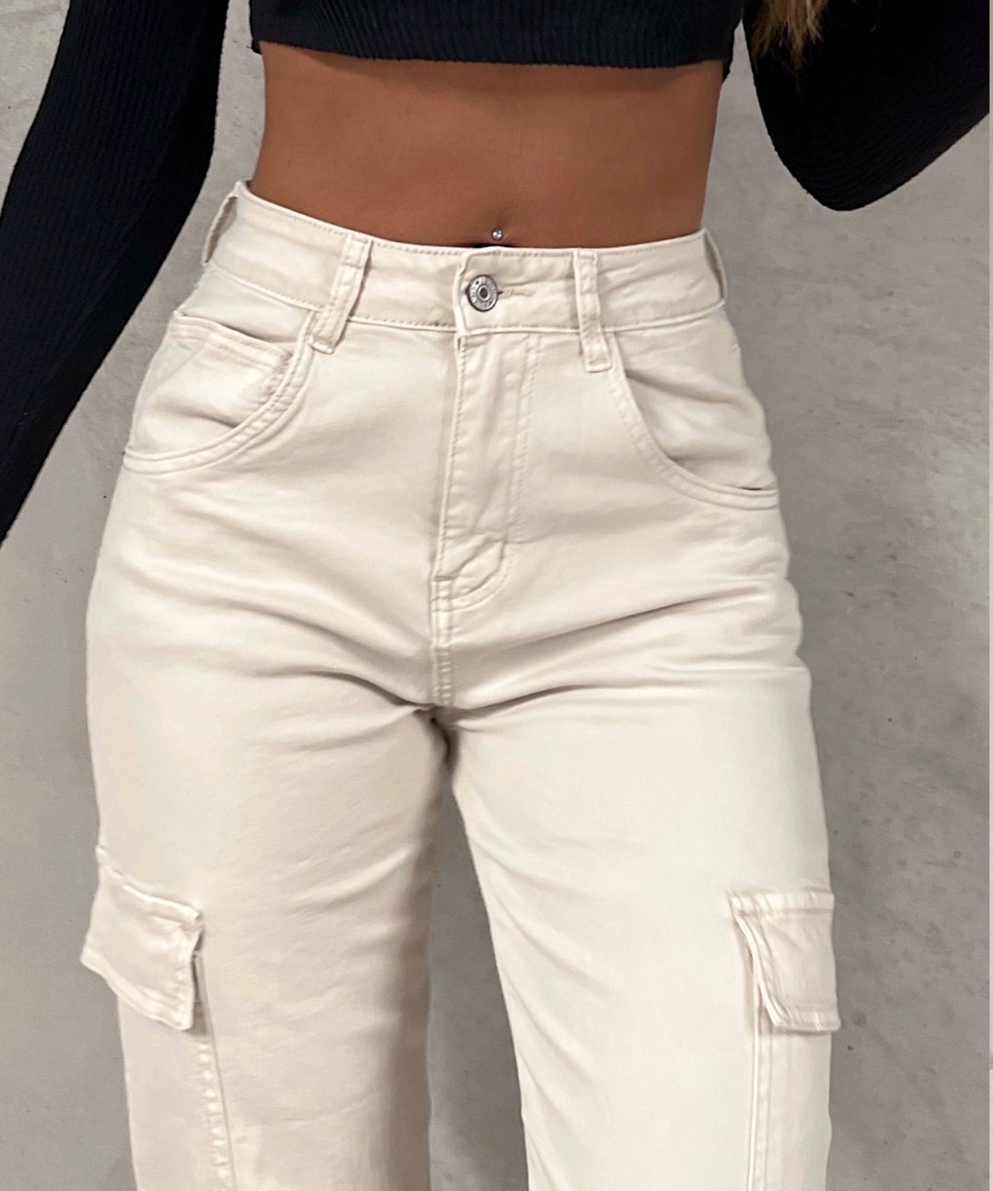 Bathsheba® | Cargojeans Beige