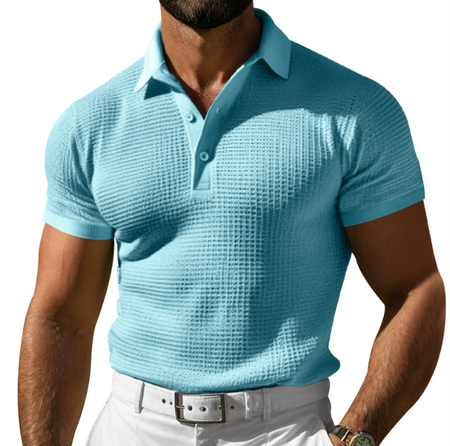 Derrick | Premium Knit Polo Shirt with Vintage Appeal