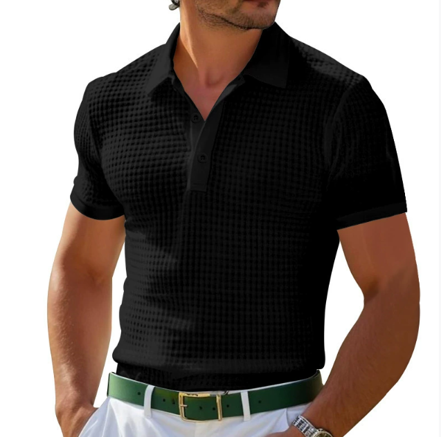Derrick | Premium Knit Polo Shirt with Vintage Appeal