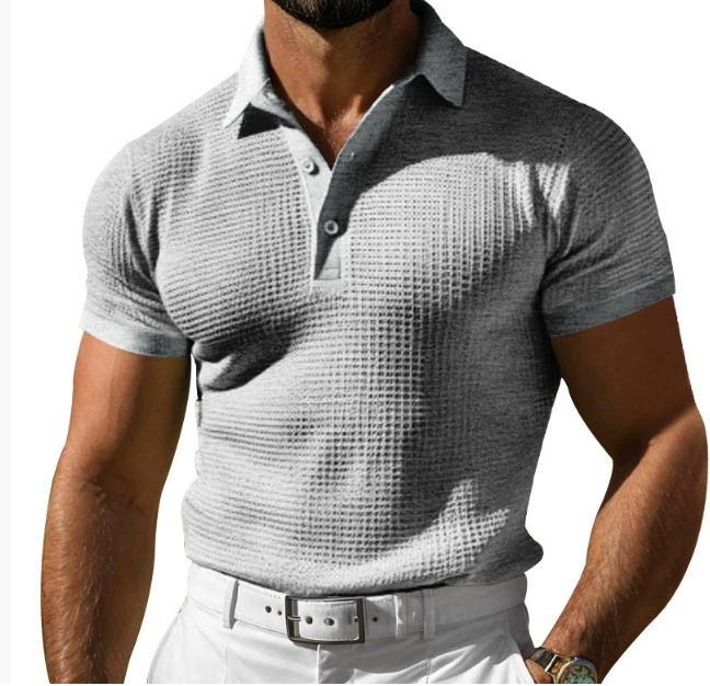 Derrick | Premium Knit Polo Shirt with Vintage Appeal