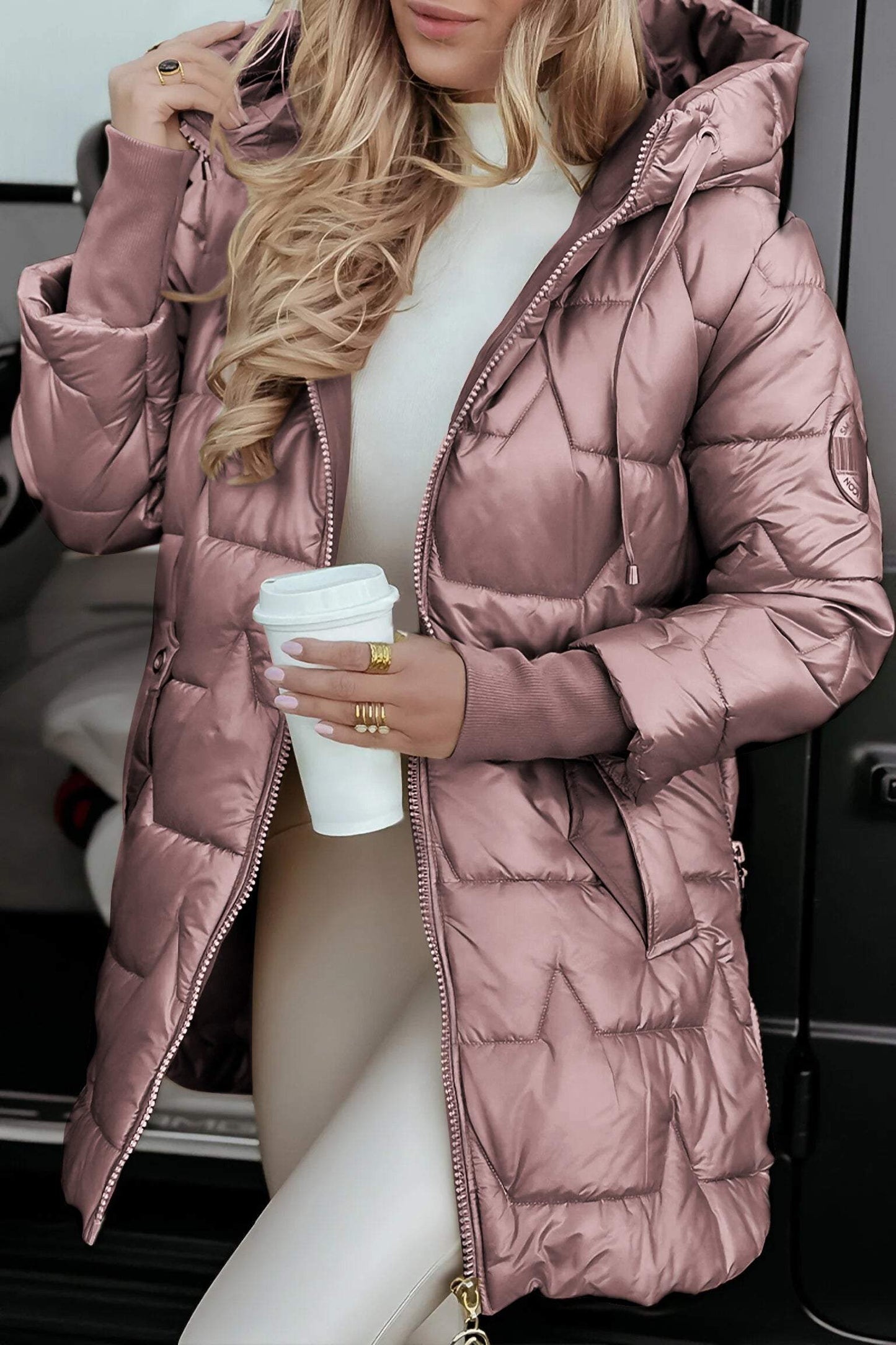 Brigitte® | Warm autumn coat made of cotton mix