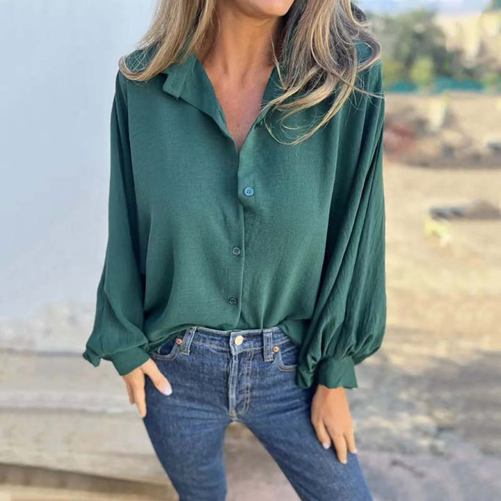 Cassandra® | Long blouse with buttons