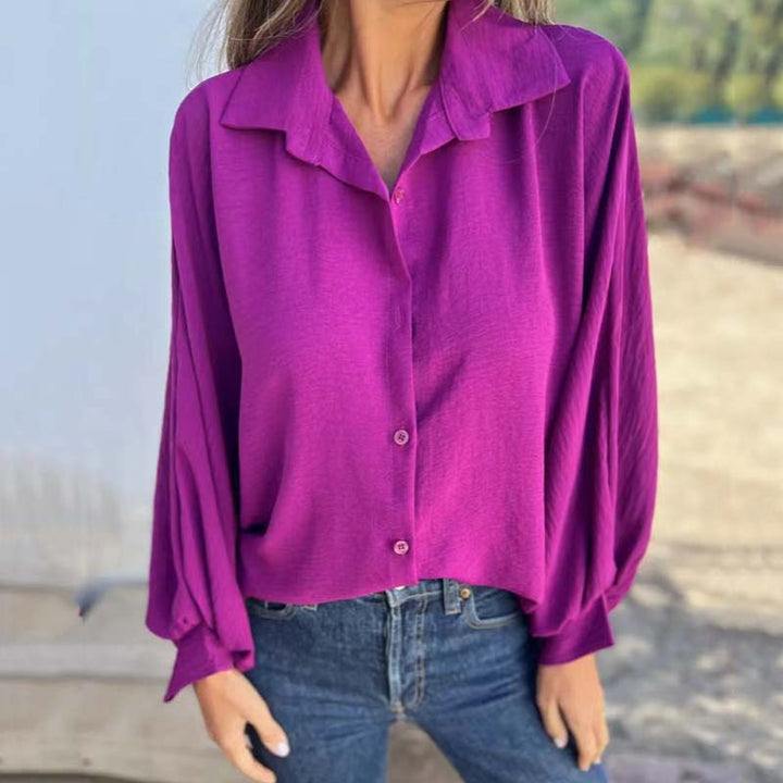 Cassandra® | Long blouse with buttons