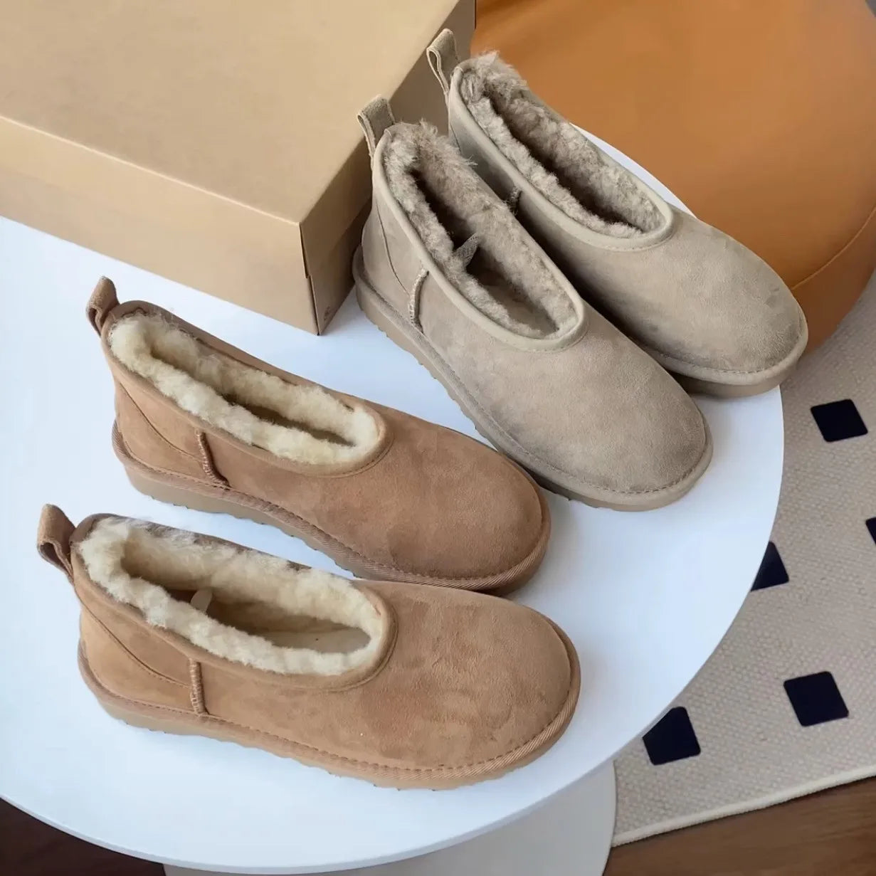Deborah® | Soft and warm faux fur shoes for women