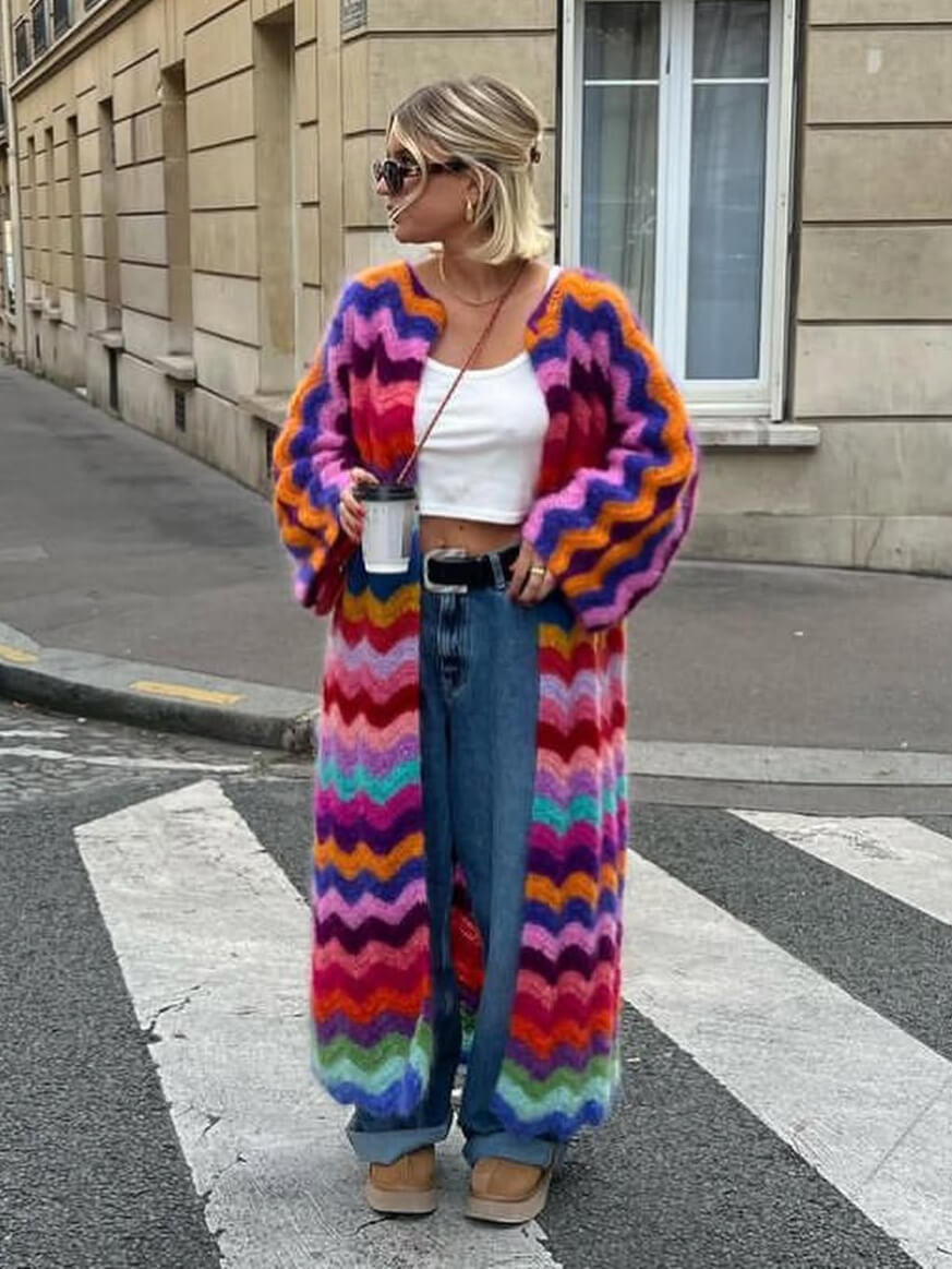 Clara® | Rainbow cardigan