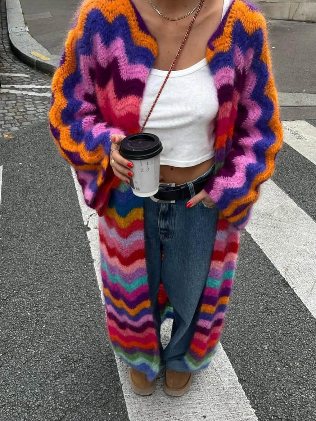 Clara® | Rainbow cardigan