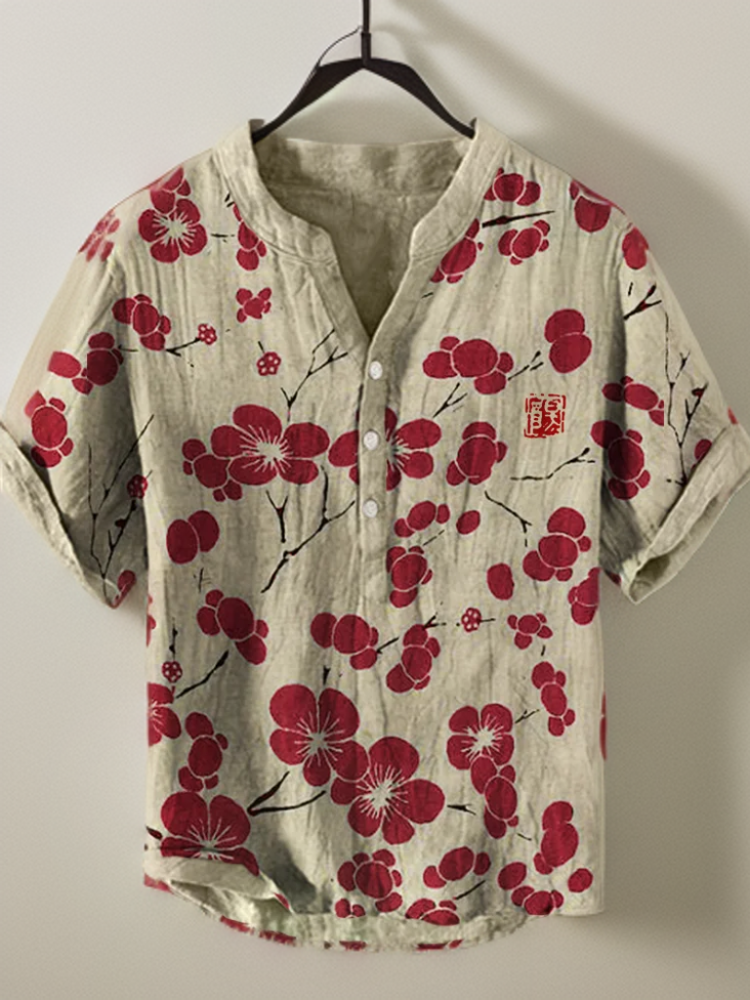 Dayana® | Japanese blouse with cherry blossoms
