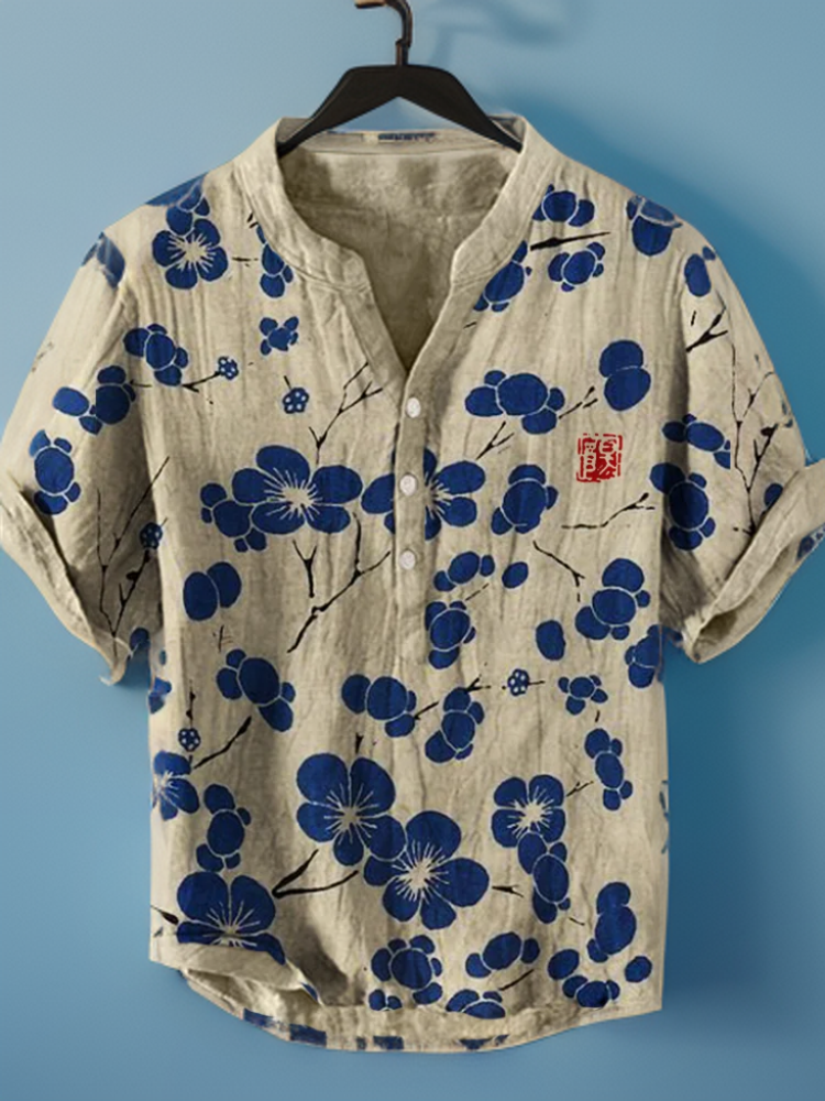 Dayana® | Japanese blouse with cherry blossoms